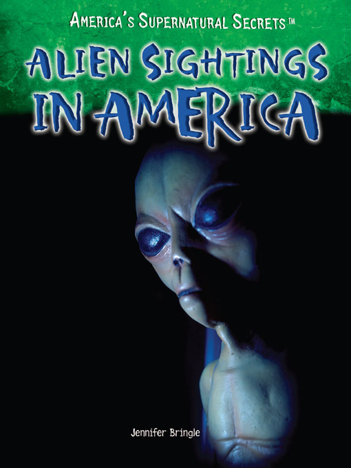 Cover image for Alien Sightings in America